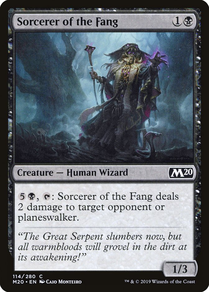 Sorcerer of the Fang [Core Set 2020] | Devastation Store