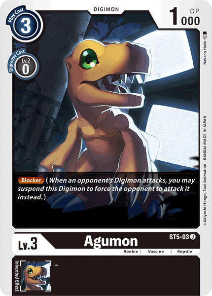 Agumon [ST5-03] [Starter Deck: Machine Black] | Devastation Store