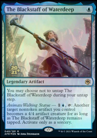 The Blackstaff of Waterdeep [Dungeons & Dragons: Adventures in the Forgotten Realms Prerelease Promos] | Devastation Store