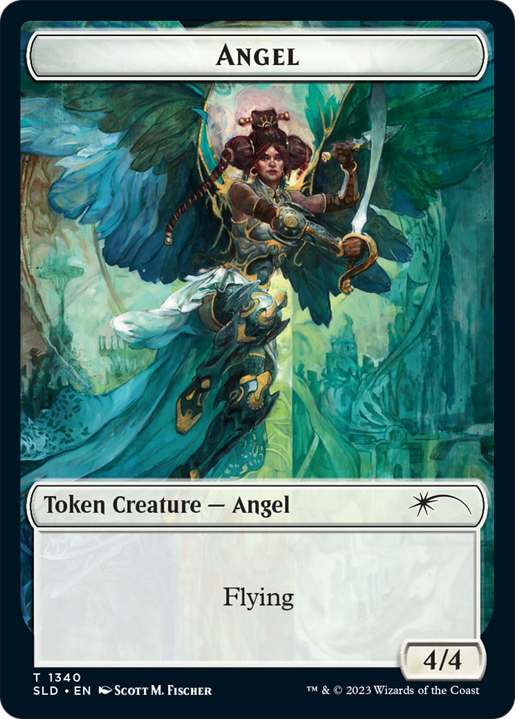 Angel (SLD) // Soldier (GRN) Double-Sided Token [Secret Lair: Angels Tokens] | Devastation Store