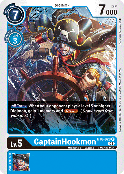 CaptainHookmon [BT8-028] [New Awakening] | Devastation Store