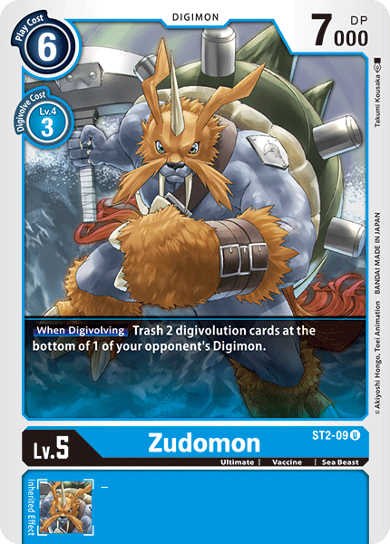 Zudomon [ST2-09] [Starter Deck: Cocytus Blue] | Devastation Store