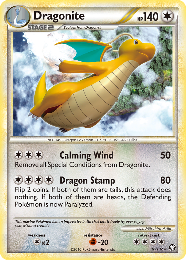 Dragonite (18/102) [HeartGold & SoulSilver: Triumphant] | Devastation Store