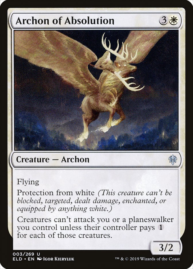 Archon of Absolution [Throne of Eldraine] | Devastation Store
