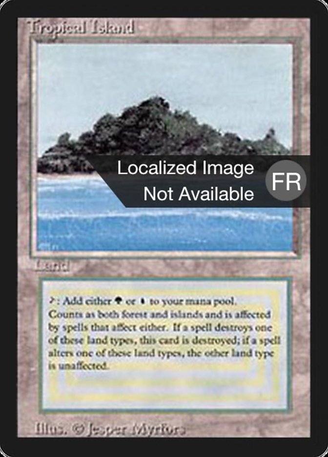 Tropical Island [Foreign Black Border] | Devastation Store