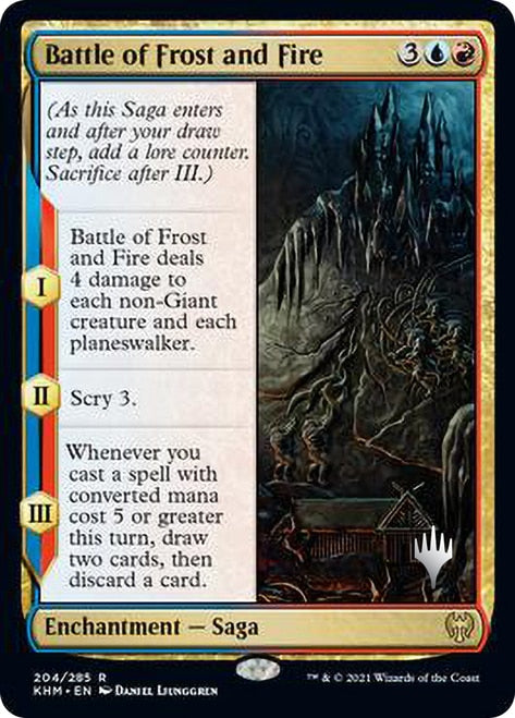 Battle of Frost and Fire [Kaldheim Promos] | Devastation Store