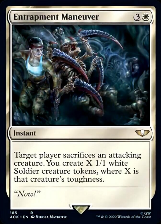 Entrapment Maneuver (Surge Foil) [Universes Beyond: Warhammer 40,000] | Devastation Store