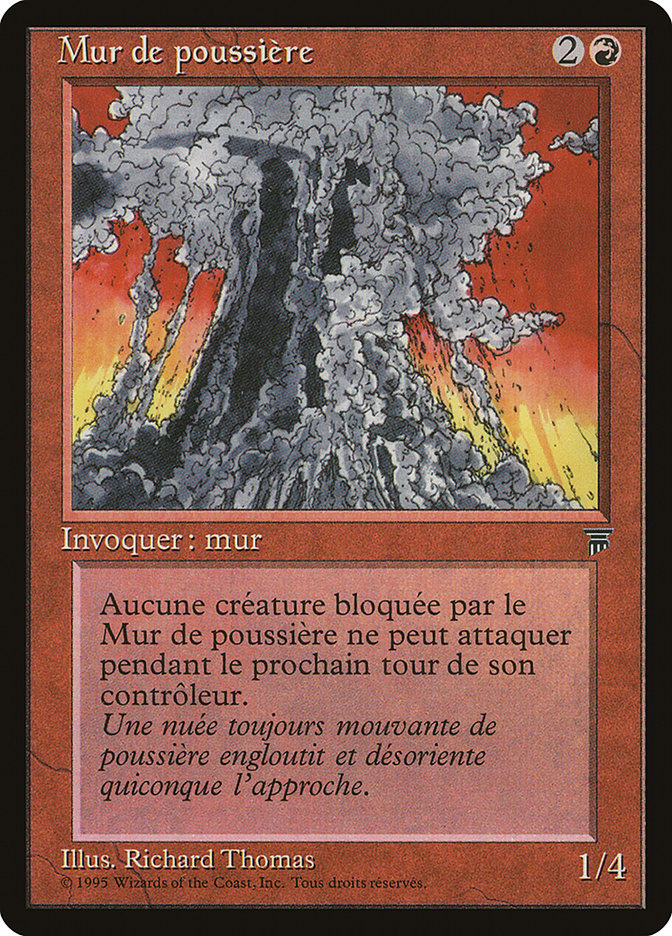 Wall of Dust (French) - "Mur de poussiere" [Renaissance] | Devastation Store