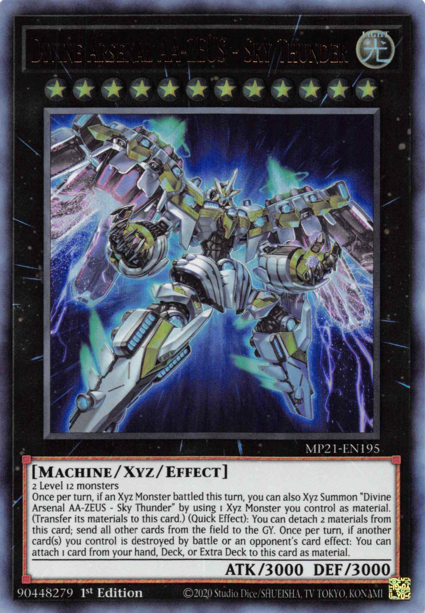 Divine Arsenal AA-ZEUS - Sky Thunder [MP21-EN195] Ultra Rare | Devastation Store
