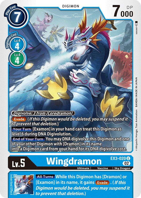 Wingdramon [EX3-020] [Draconic Roar] | Devastation Store