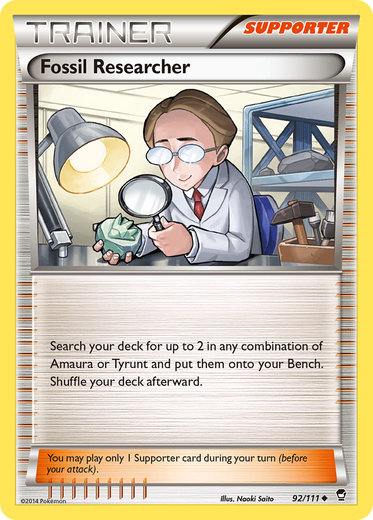 Fossil Researcher (92/111) [XY: Furious Fists] | Devastation Store