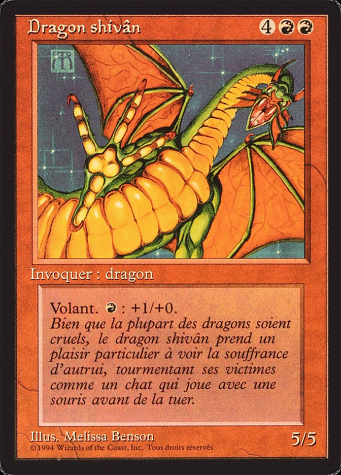 Shivan Dragon [Foreign Black Border] | Devastation Store