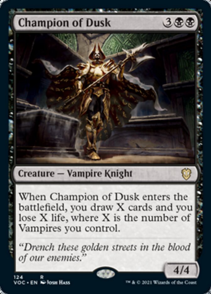 Champion of Dusk [Innistrad: Crimson Vow Commander] | Devastation Store