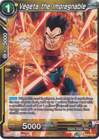 Vegeta the Impregnable (BT10-107) [Rise of the Unison Warrior 2nd Edition] | Devastation Store