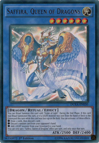 Saffira, Queen of Dragons [DUEA-EN050] Ultra Rare | Devastation Store