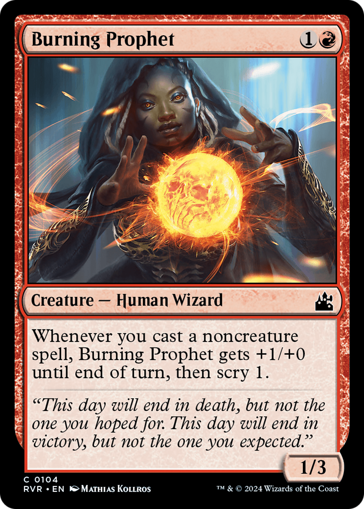 Burning Prophet [Ravnica Remastered] | Devastation Store