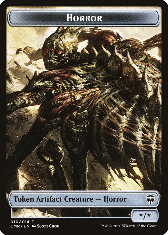 Horror Token [Commander Legends Tokens] | Devastation Store