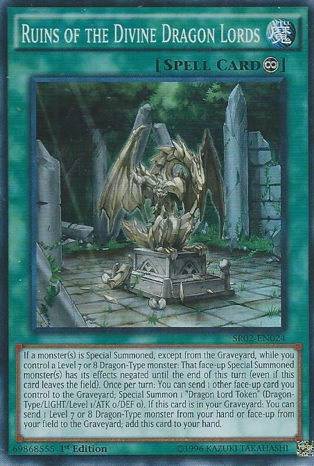 Ruins of the Divine Dragon Lords [SR02-EN024] Super Rare | Devastation Store