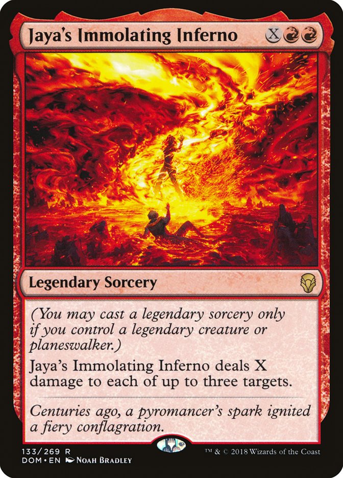 Jaya's Immolating Inferno [Dominaria] - Devastation Store | Devastation Store