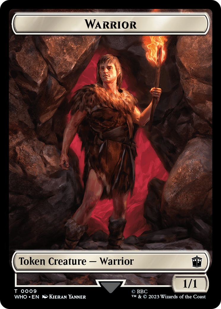 Warrior // Mark of the Rani Double-Sided Token [Doctor Who Tokens] | Devastation Store