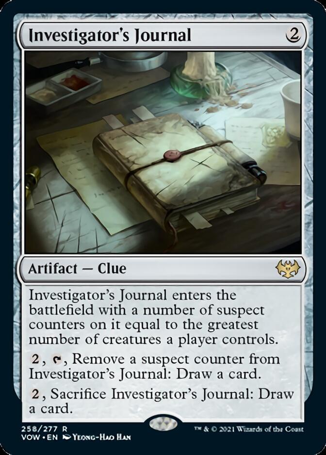 Investigator's Journal [Innistrad: Crimson Vow] | Devastation Store