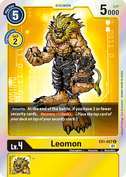 Leomon [EX1-027] [Classic Collection] | Devastation Store