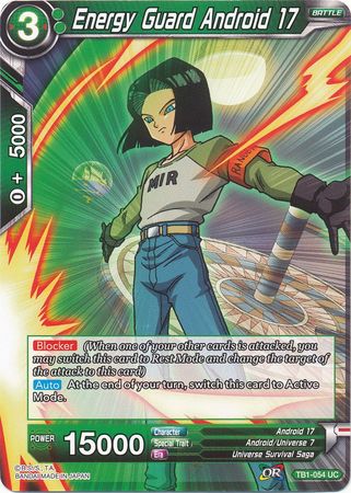 Energy Guard Android 17 [TB1-054] | Devastation Store