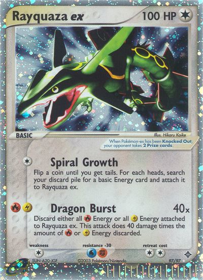 Rayquaza ex (97/97) [EX: Dragon] | Devastation Store