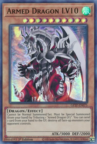 Armed Dragon LV10 [GFTP-EN075] Ultra Rare | Devastation Store