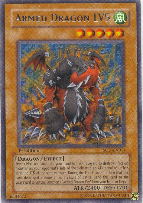 Armed Dragon LV5 [SOD-EN014] Rare | Devastation Store