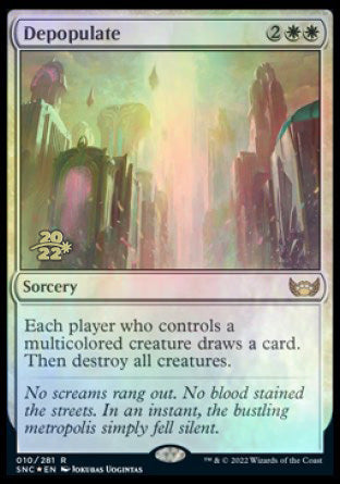 Depopulate [Streets of New Capenna Prerelease Promos] | Devastation Store