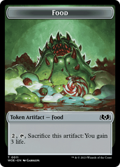 Mouse // Food (0011) Double-Sided Token [Wilds of Eldraine Tokens] | Devastation Store