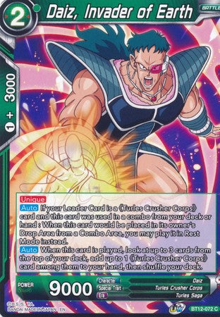 Daiz, Invader of Earth [BT12-072] | Devastation Store