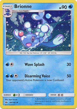 Brionne (40/149) (Cosmos Holo) [Sun & Moon: Base Set] | Devastation Store