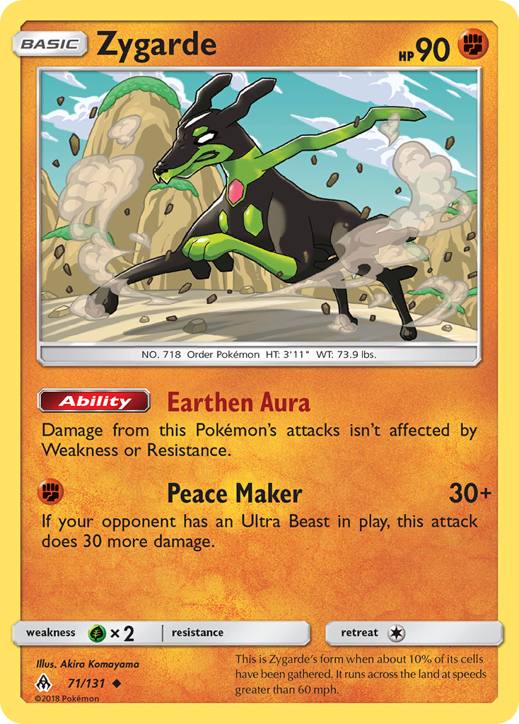 Zygarde (71/131) [Sun & Moon: Forbidden Light] | Devastation Store