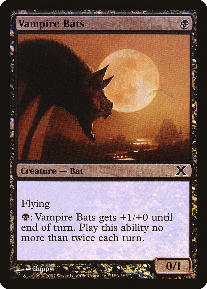 Vampire Bats (Premium Foil) [Tenth Edition] | Devastation Store