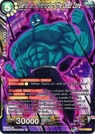 Garlic Jr., Overlord of the Dead Zone [BT11-104] | Devastation Store