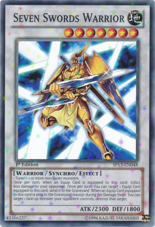 Seven Swords Warrior [SP13-EN048] Starfoil Rare | Devastation Store