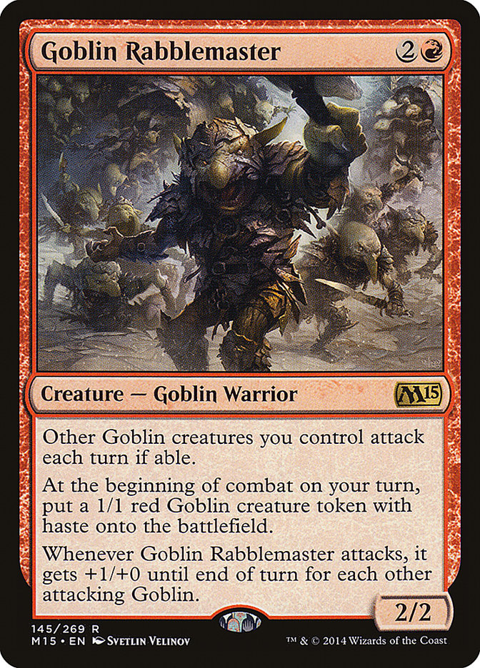 Goblin Rabblemaster [Magic 2015] | Devastation Store