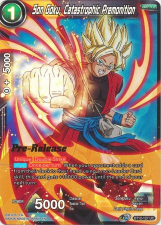 Son Goku, Catastrophic Premonition (BT12-127) [Vicious Rejuvenation Prerelease Promos] | Devastation Store