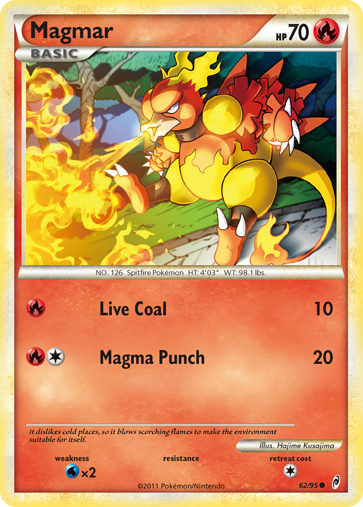 Magmar (62/95) [HeartGold & SoulSilver: Call of Legends] | Devastation Store