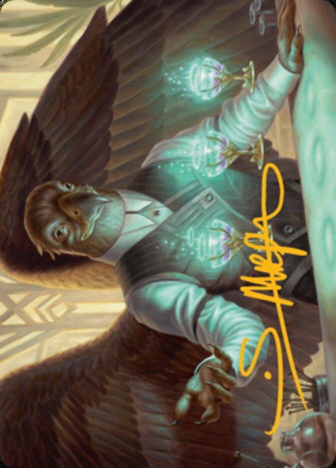 Speakeasy Server Art Card (Gold-Stamped Signature) [Streets of New Capenna Art Series] | Devastation Store