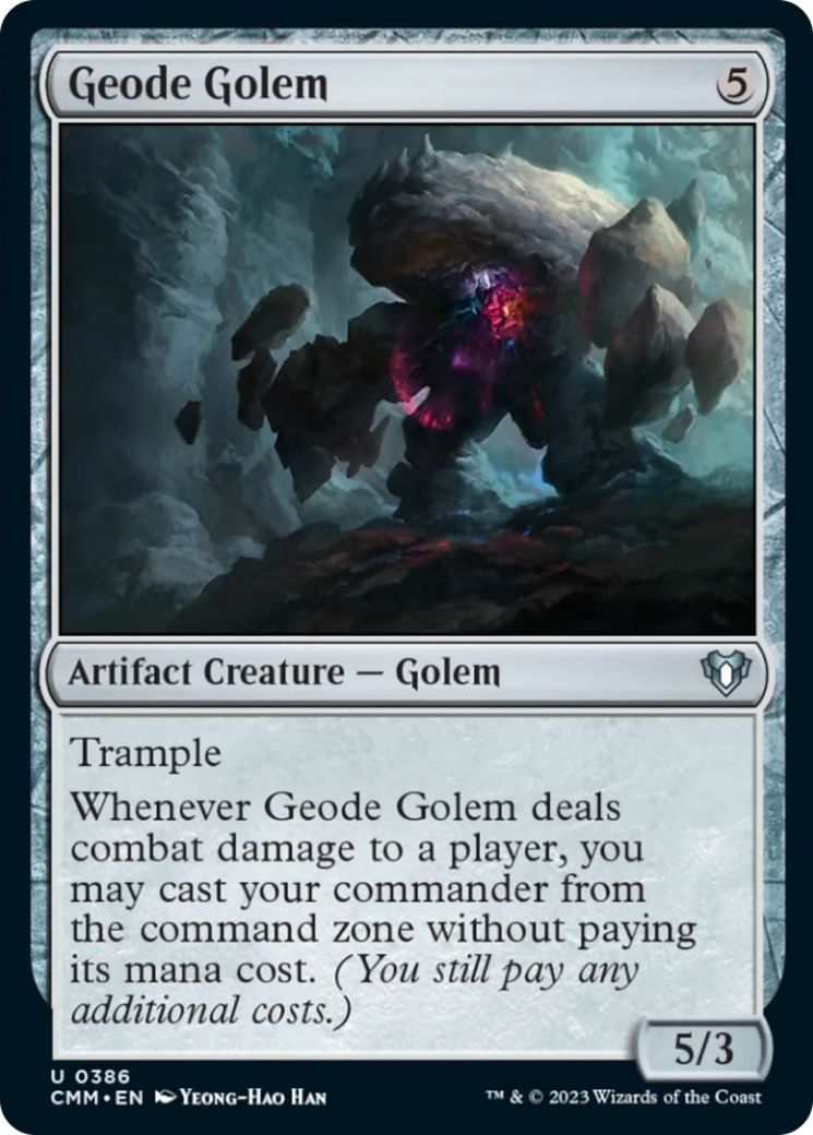 Geode Golem [Commander Masters] | Devastation Store
