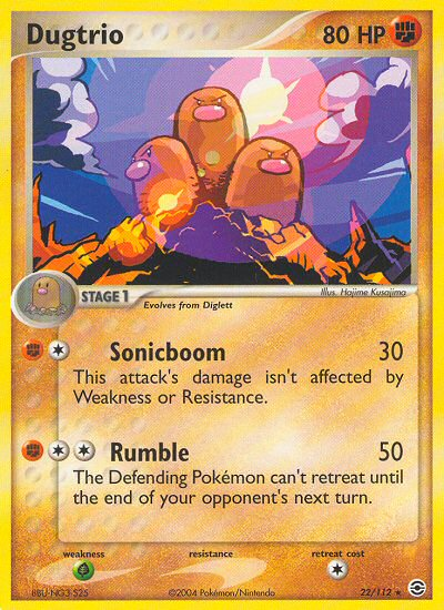 Dugtrio (22/112) [EX: FireRed & LeafGreen] | Devastation Store