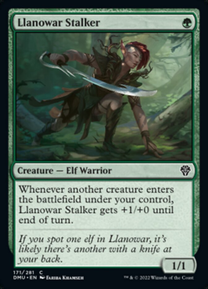 Llanowar Stalker [Dominaria United] | Devastation Store