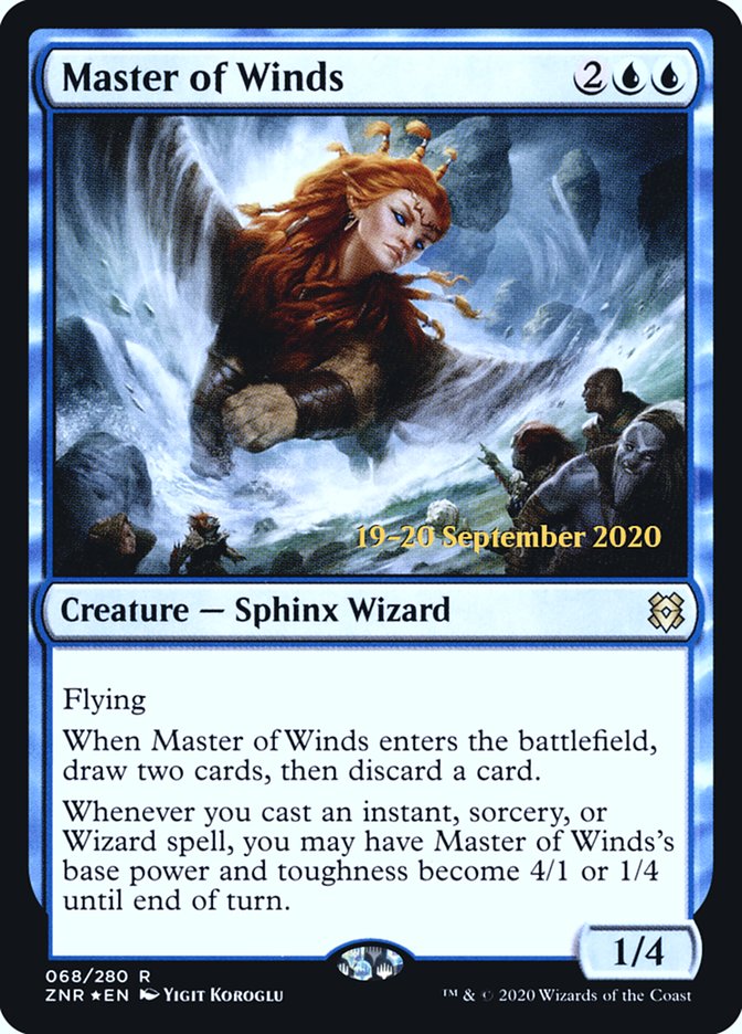 Master of Winds [Zendikar Rising Prerelease Promos] | Devastation Store
