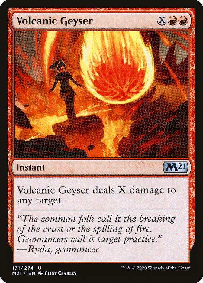 Volcanic Geyser [Core Set 2021] | Devastation Store
