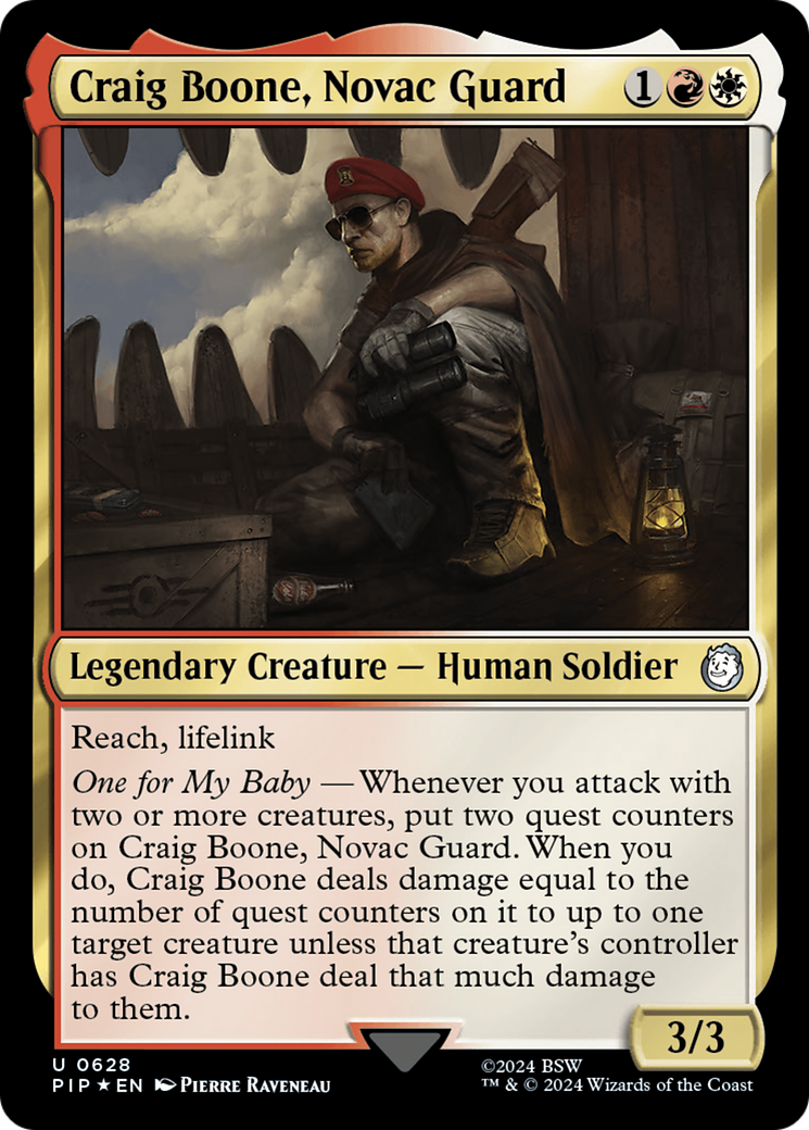 Craig Boone, Novac Guard (Surge Foil) [Fallout] | Devastation Store