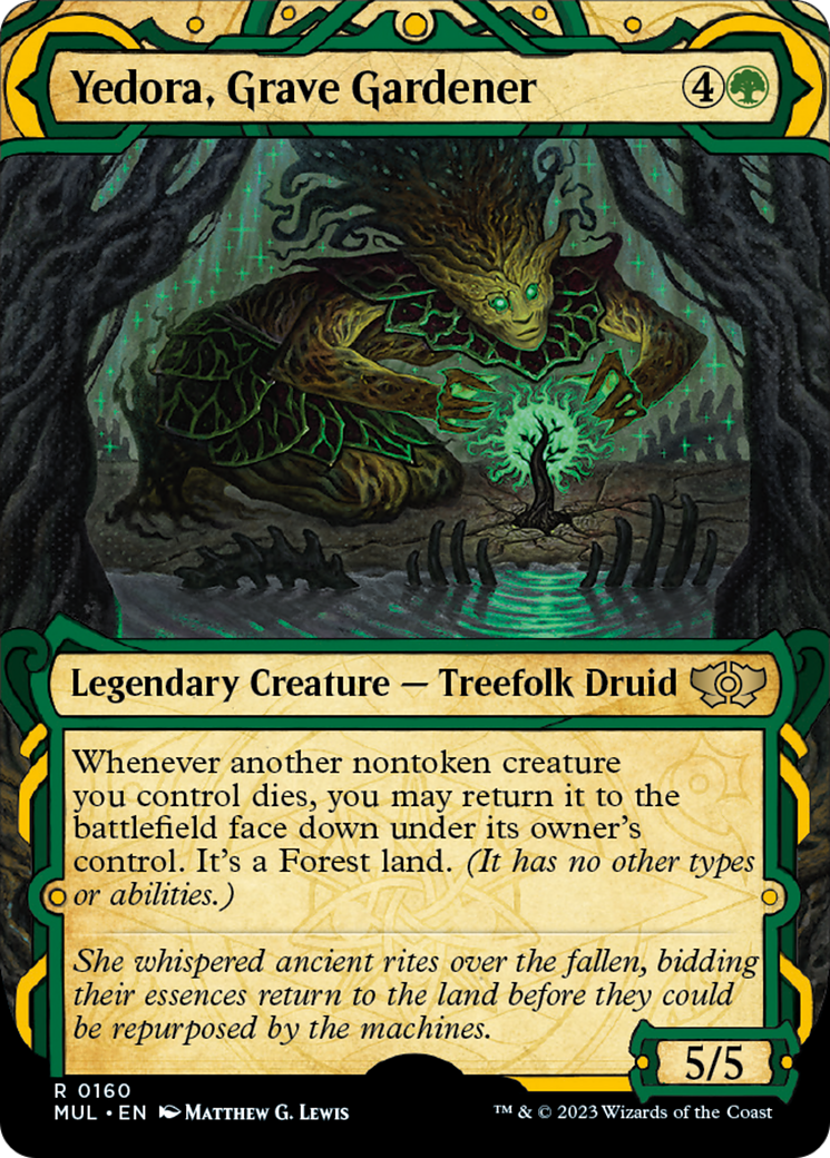 Yedora, Grave Gardener (Halo Foil) [Multiverse Legends] | Devastation Store