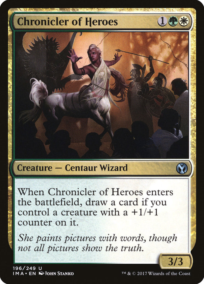 Chronicler of Heroes [Iconic Masters] - Devastation Store | Devastation Store
